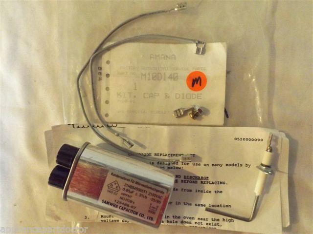 LITTON WHIRLPOOL MICROWAVE M10D140 Kit, Cap & Diode NEW IN BAG LITTON WHIRLPOOL MICROWAVE M10D140 Kit, Cap & Diode NEW IN BAG